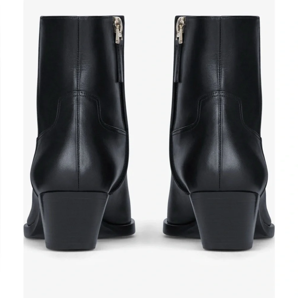 NWT Givenchy Women's Black Western Ankle Boots - size FR 36 - Picture 6 of 12